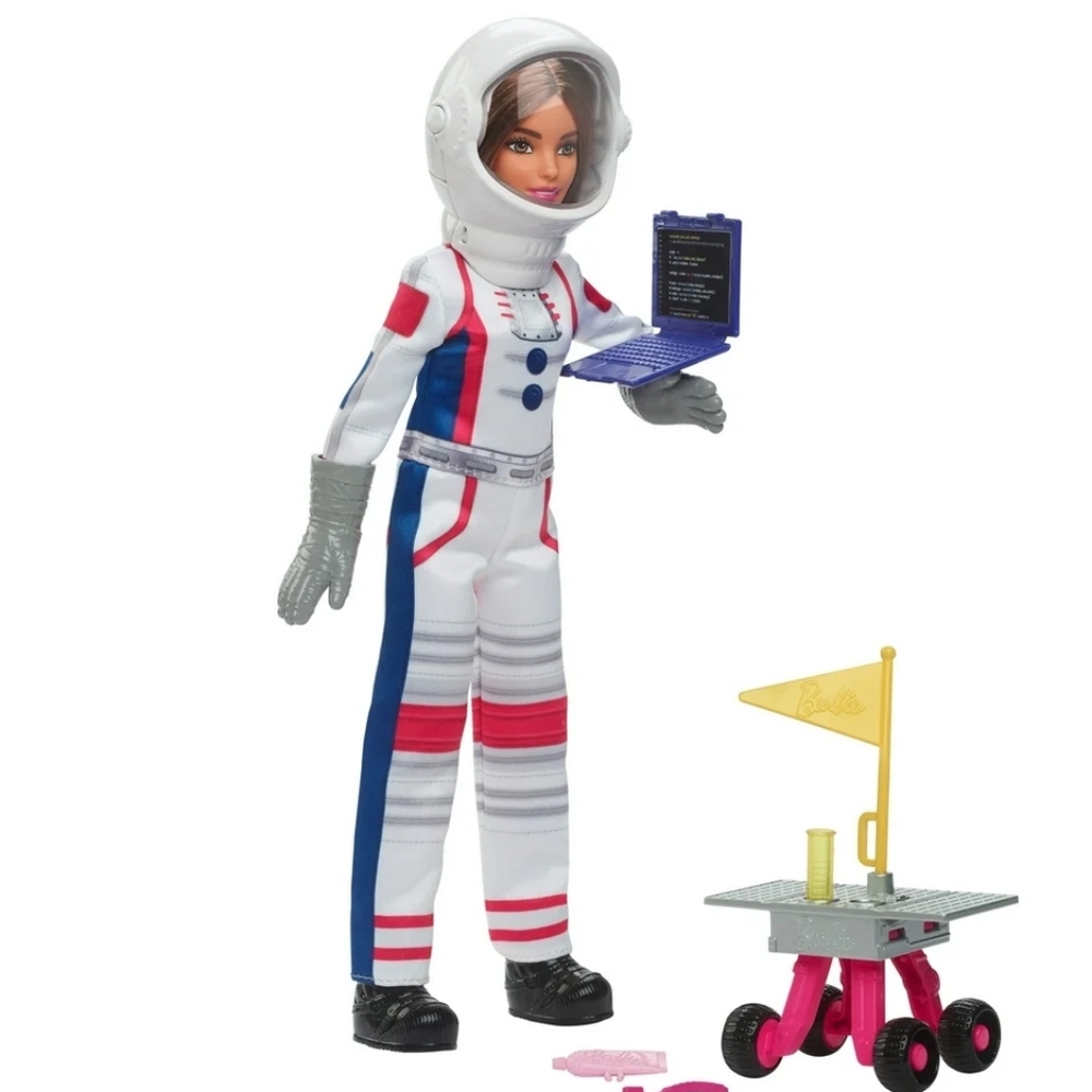 Barbie 65th Anniversary Careers Astronaut Doll & 10 Accessories. NEW In Package - Picture 4 of 5